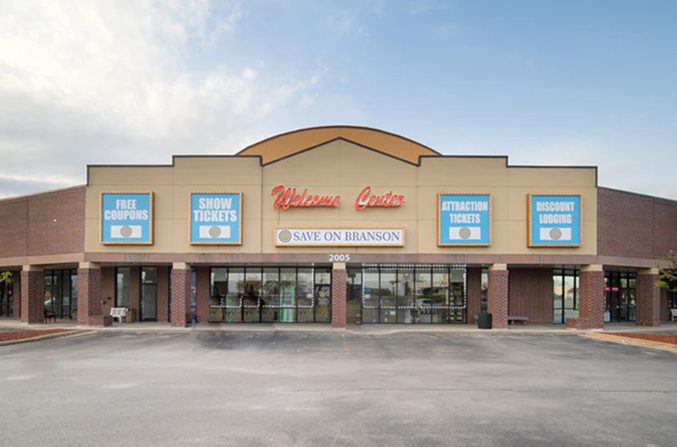 The Save On Branson welcome center storefront