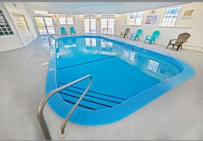The indoor pool